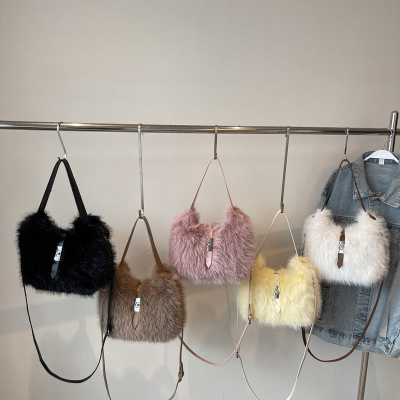 Bolso Cartera Tipo Peluche S2263