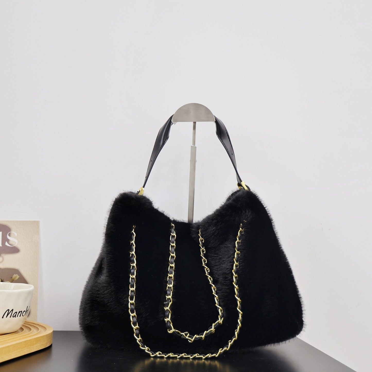 Bolso Cartera Tipo Peluche Ref S2264