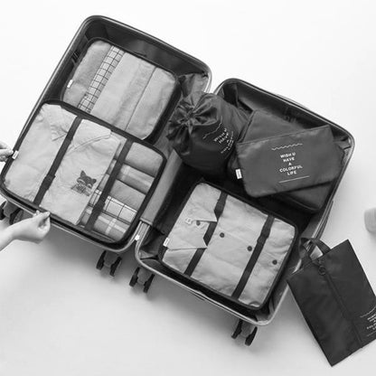 Organizador de Viaje 7 piezas Ref LL005