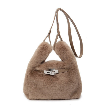 Bolso Cartera Tipo Peluche Ref S2260