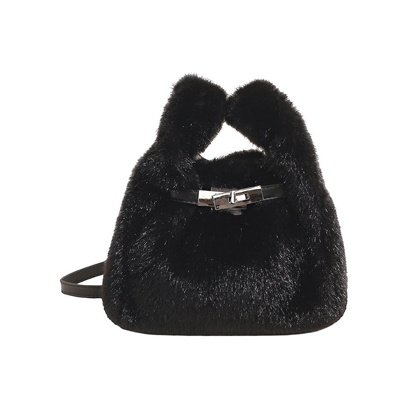 Bolso Cartera Tipo Peluche Ref S2260