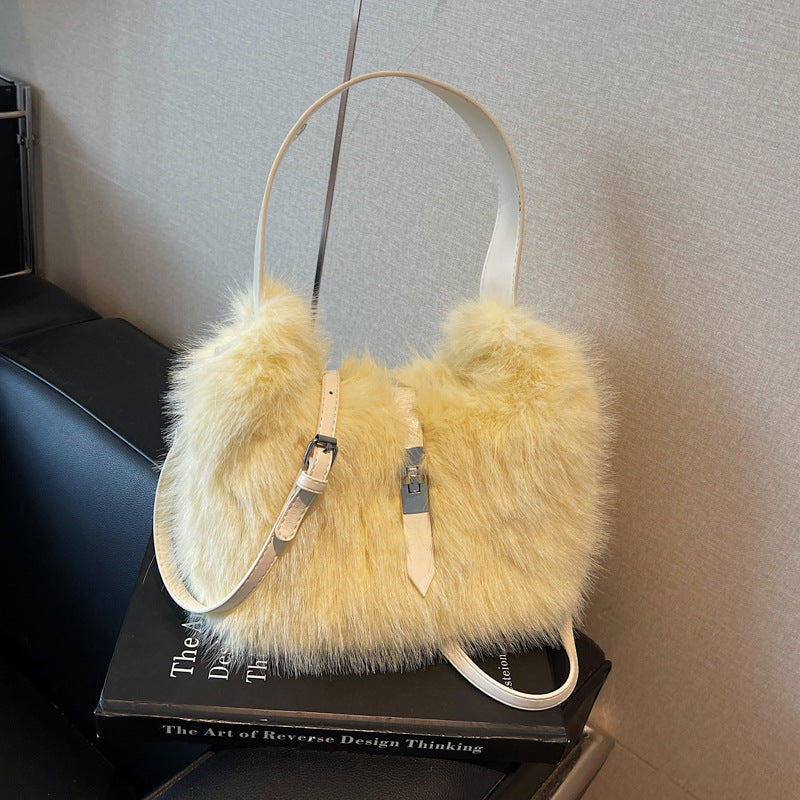 Bolso Cartera Tipo Peluche S2263