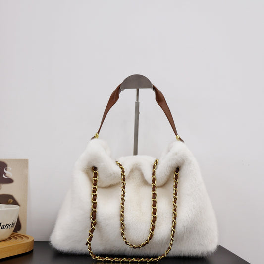 Bolso Cartera Tipo Peluche Ref S2264