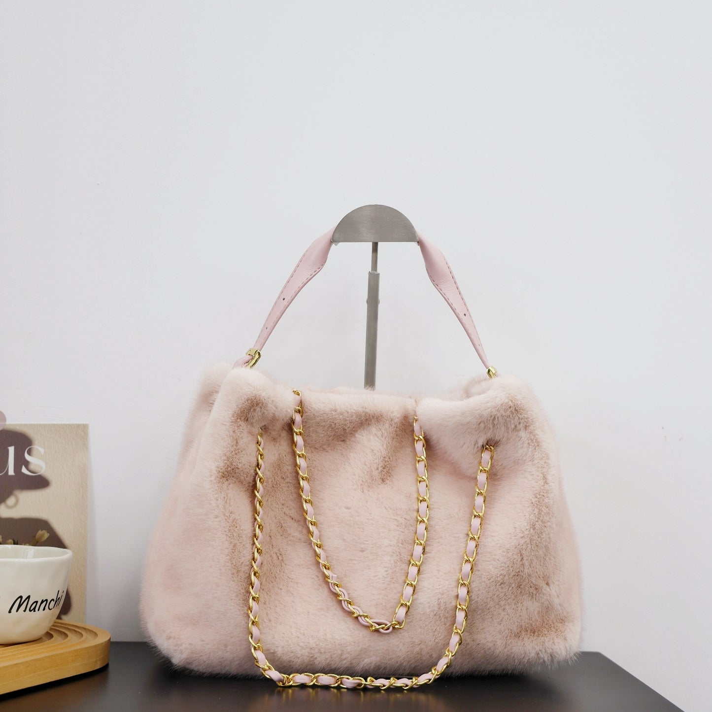 Bolso Cartera Tipo Peluche Ref S2264
