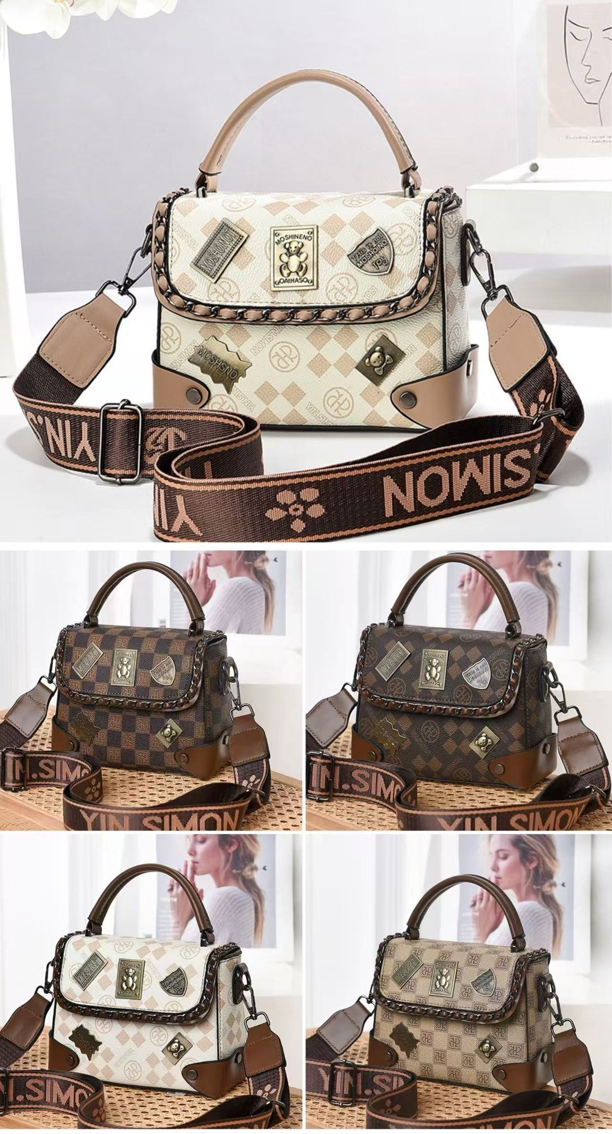 Bolso Cartera de Dama Ref S2688-4