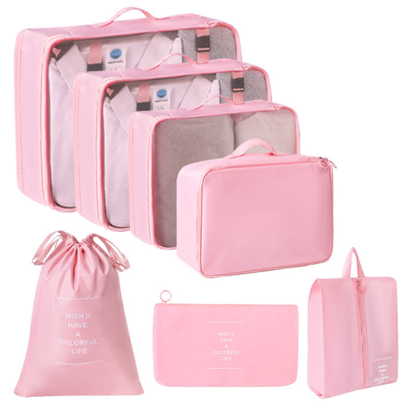 Organizador de Viaje 7 piezas Ref LL005